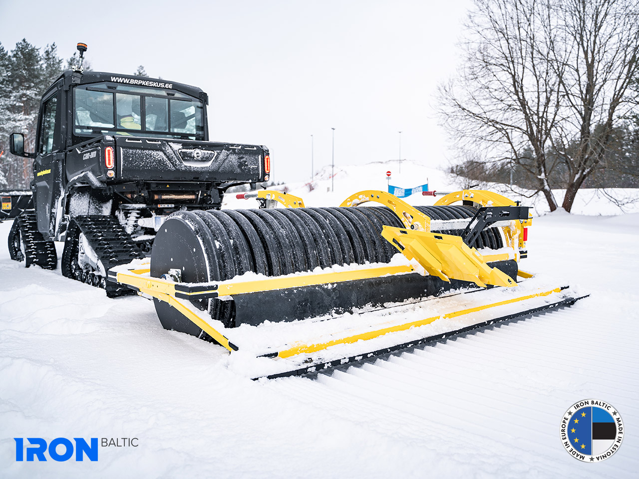 Eisschaber-Modul 2,7 m für Schneewalze